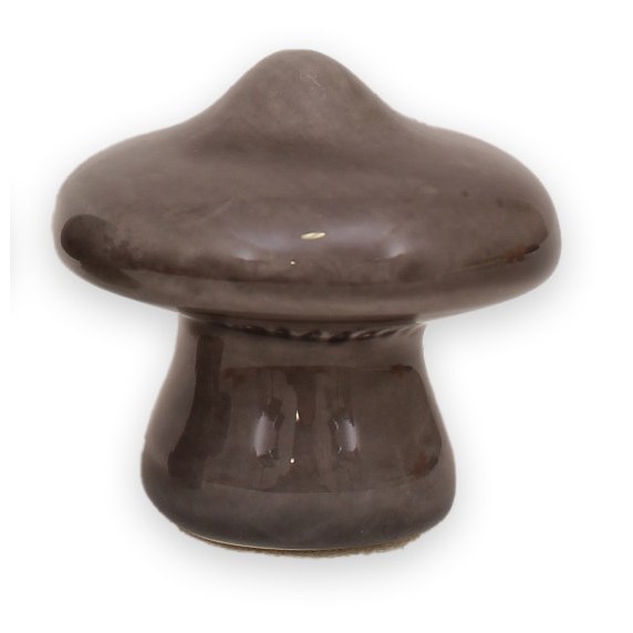 svamp grå platt hatt s 4.2x4.2x4cm