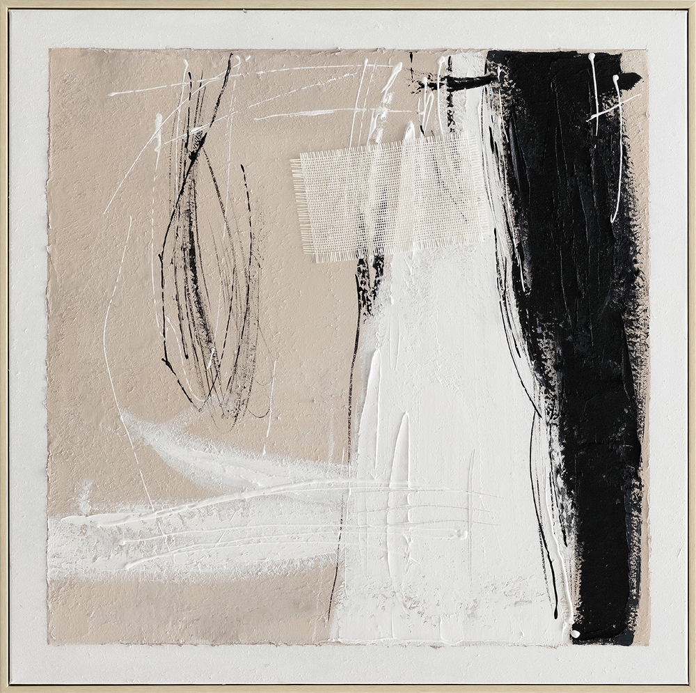 naturlig konst — handmålad akryl på duk, 80×80 cm