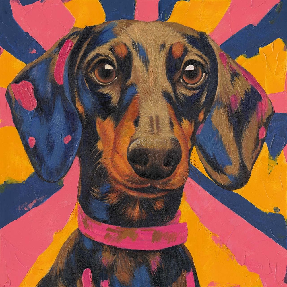 tax — handmålad akryl på duk, 70×70 cm