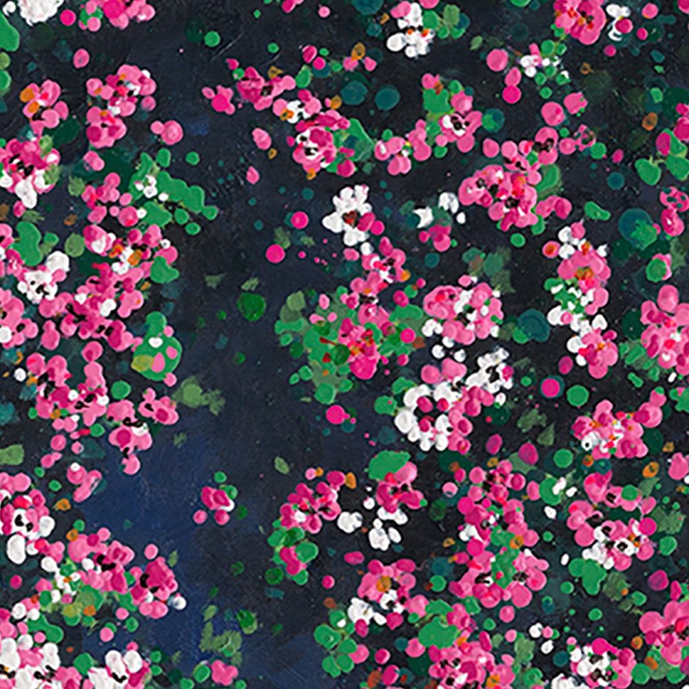 blomsterbåt — närbild på ytan