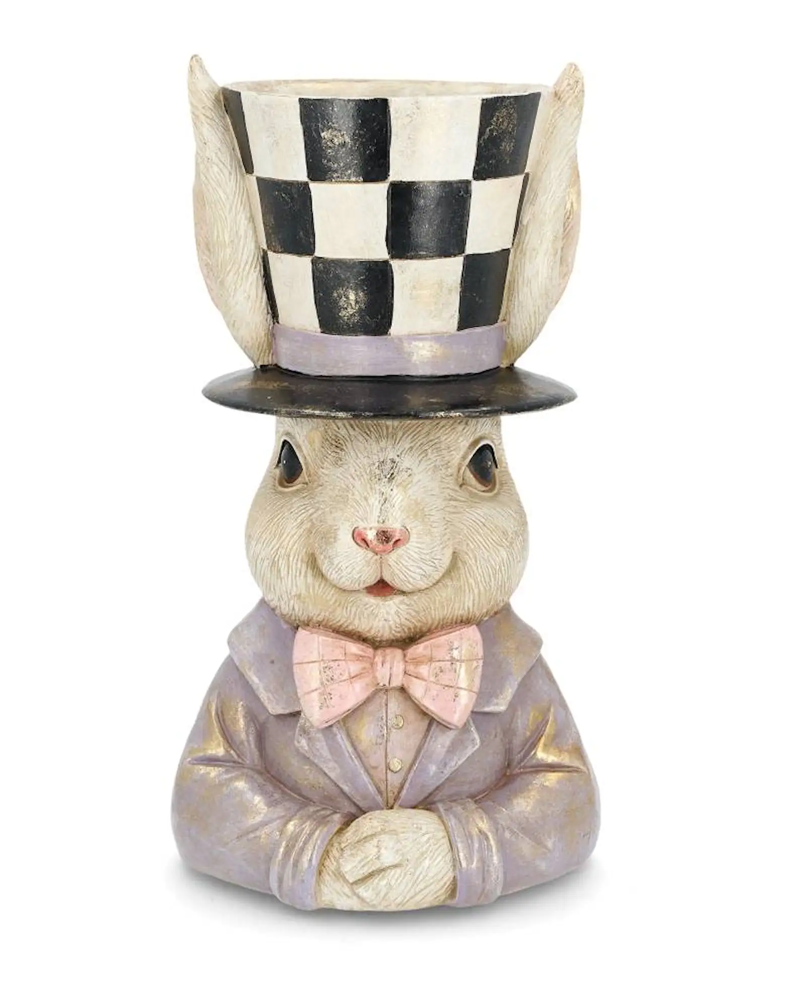 byst kanin hatt cirkus 18x16x34cm