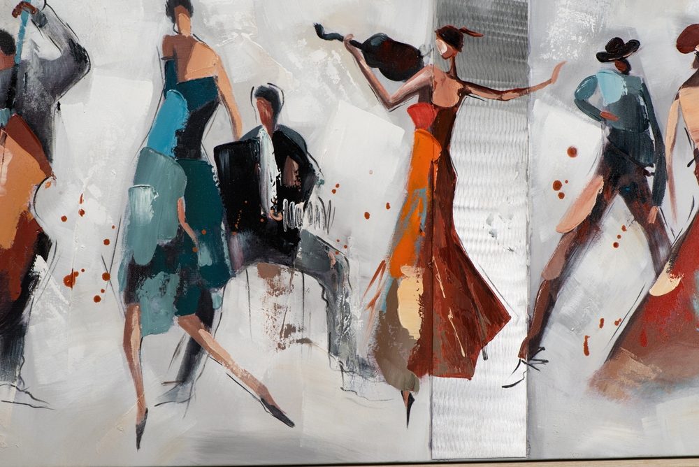 eldig tango — närbild på ytan