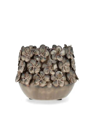 Kruka Ayla Beige Ø14x12cm