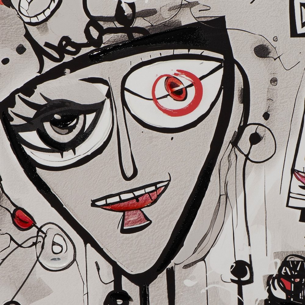 mr. and mrs. smith — närbild på ytan