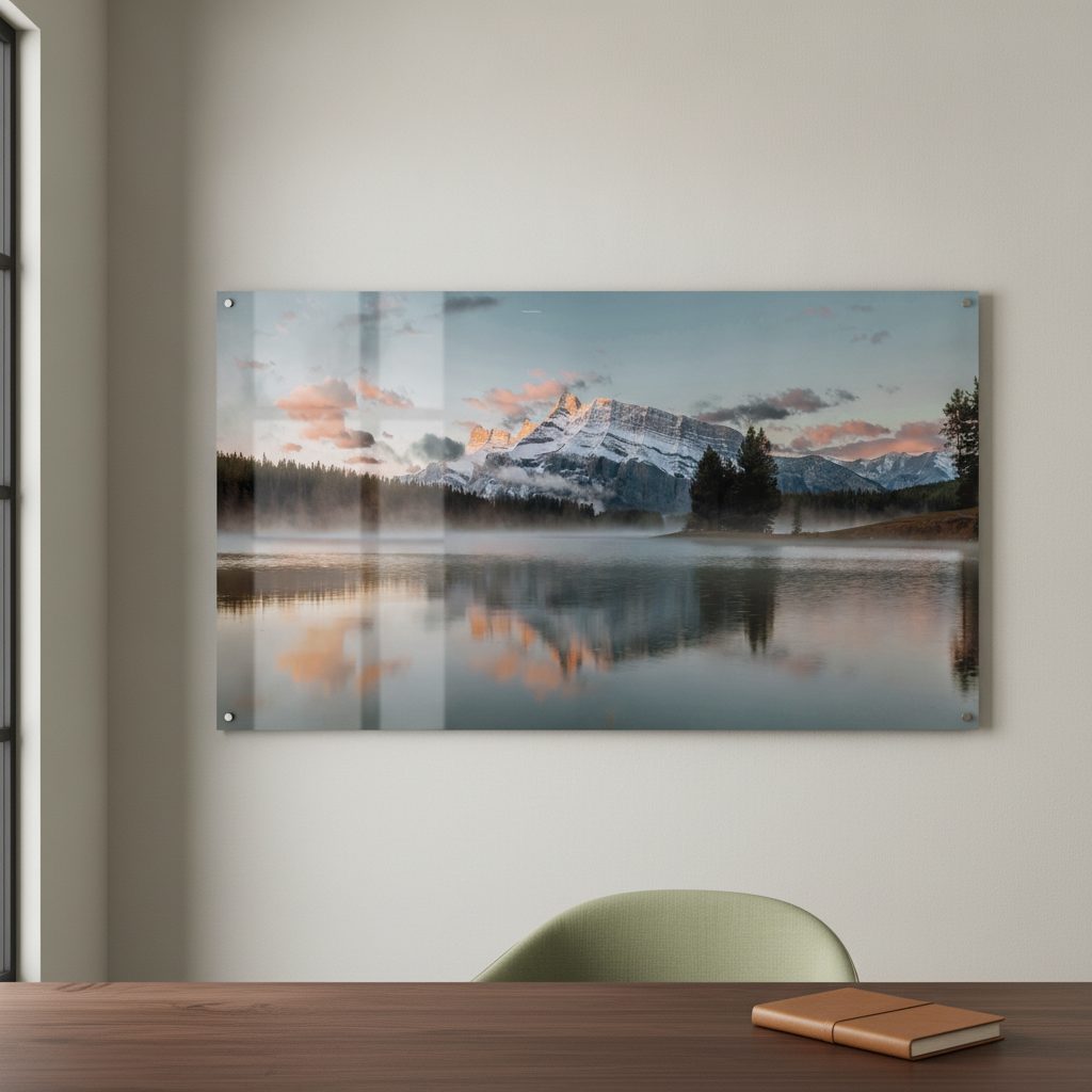 vinterberg — tryck på härdat glas, 80×150 cm