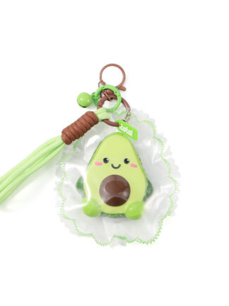 Avokado nyckelring – JellyPop 10x11x2,9 cm