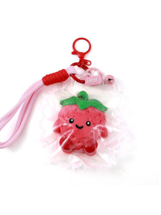 Jordgubbe nyckelring – JellyPop 10x11x2,9 cm