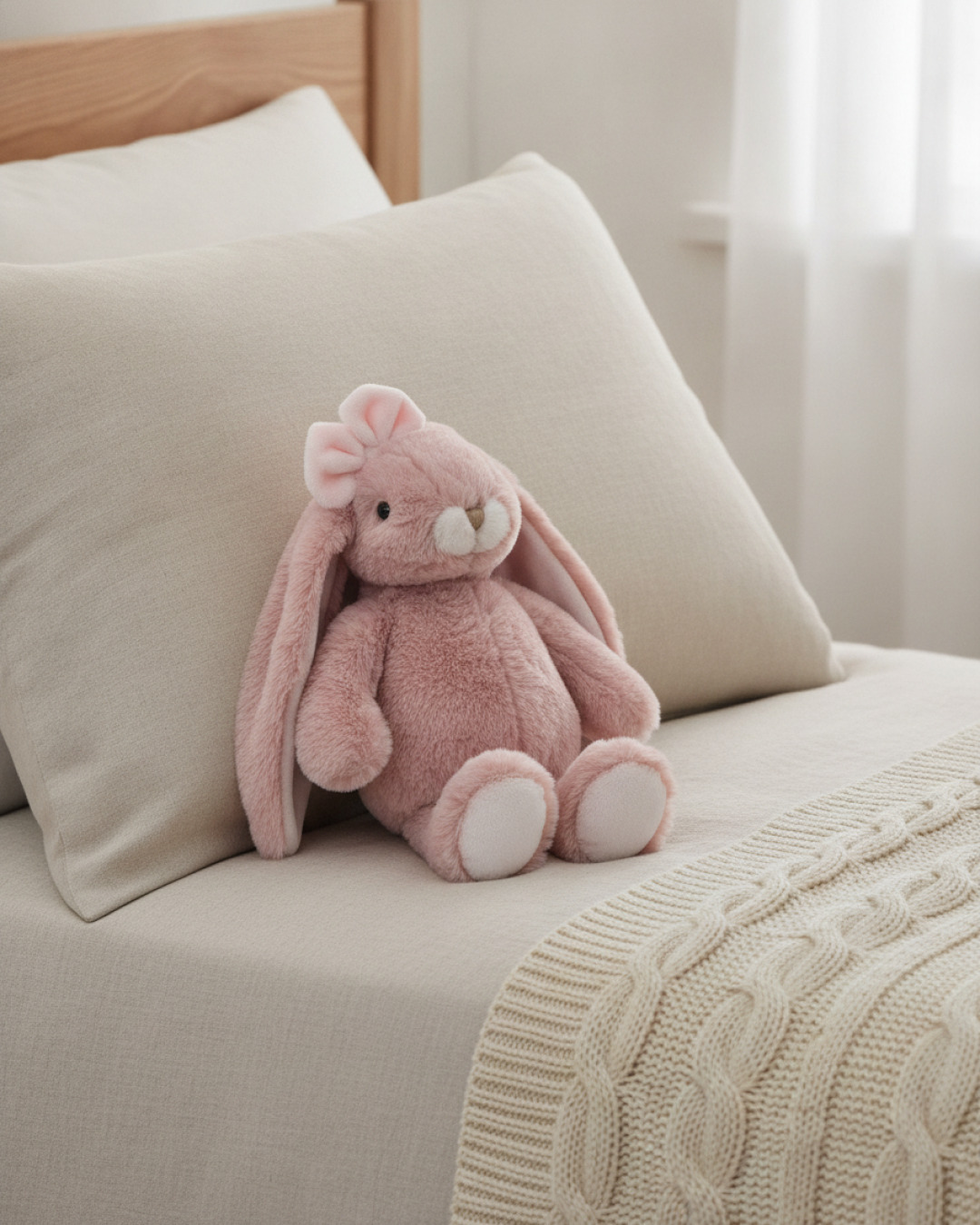 mjukdjur friendly kanina gammelrosa 30cm – miljöbild