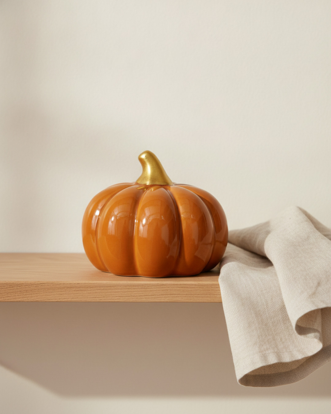 pumpa orange låg l 10.5×10.5x8cm – miljöbild