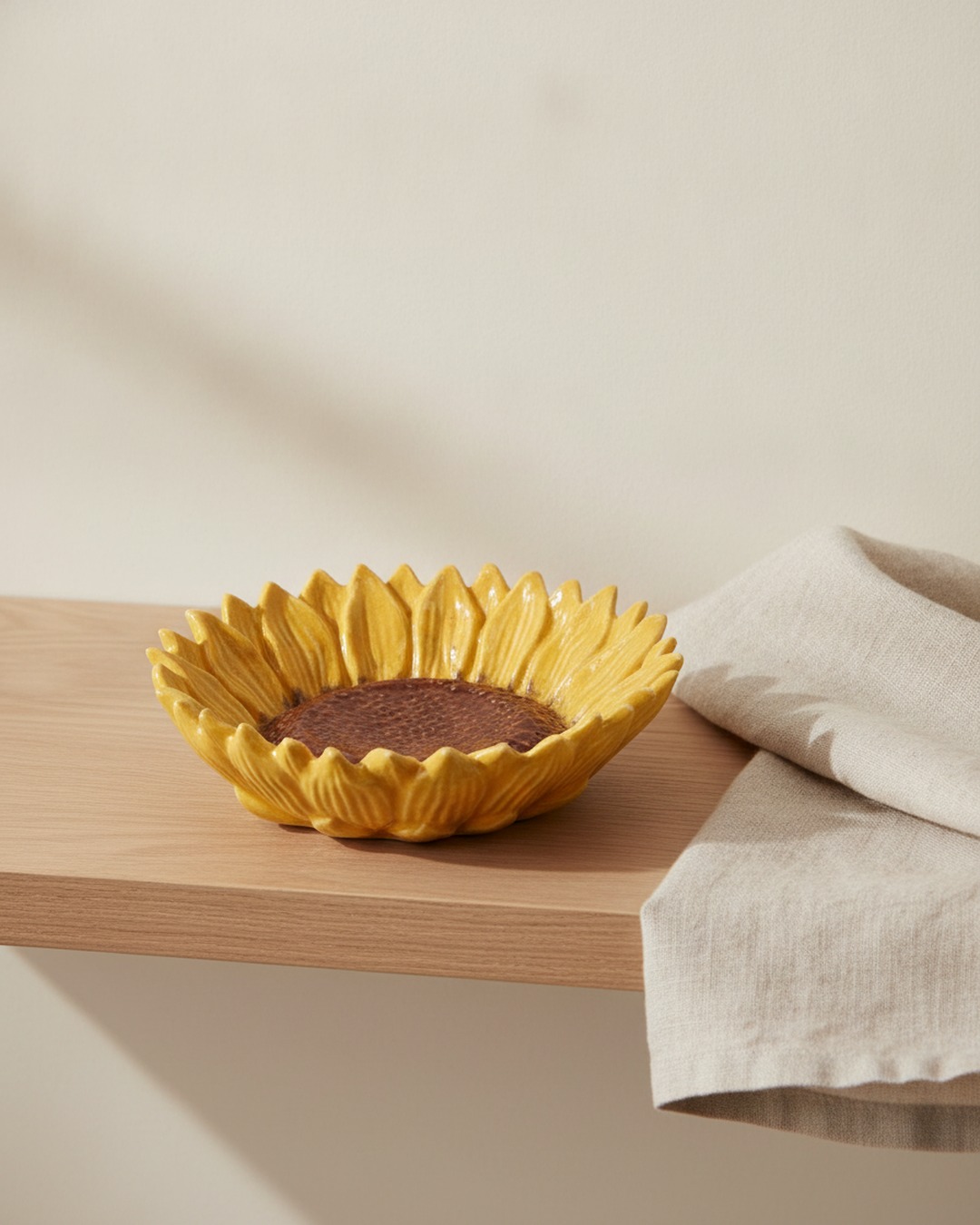 blommskål solros 20x6cm – miljöbild