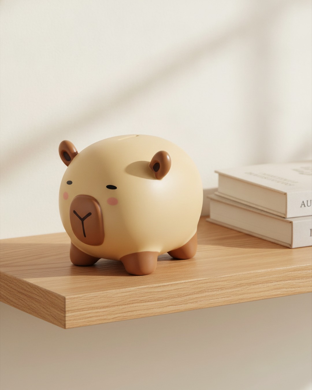 capybara sparbössa – spargris 18x15x15 cm – miljöbild