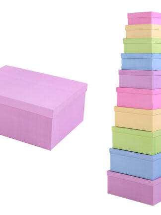 presentaskar i pastell – 10 st i set
