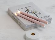 två vita led-kronljus med mjuk topp från uyuni, 16,4 cm
