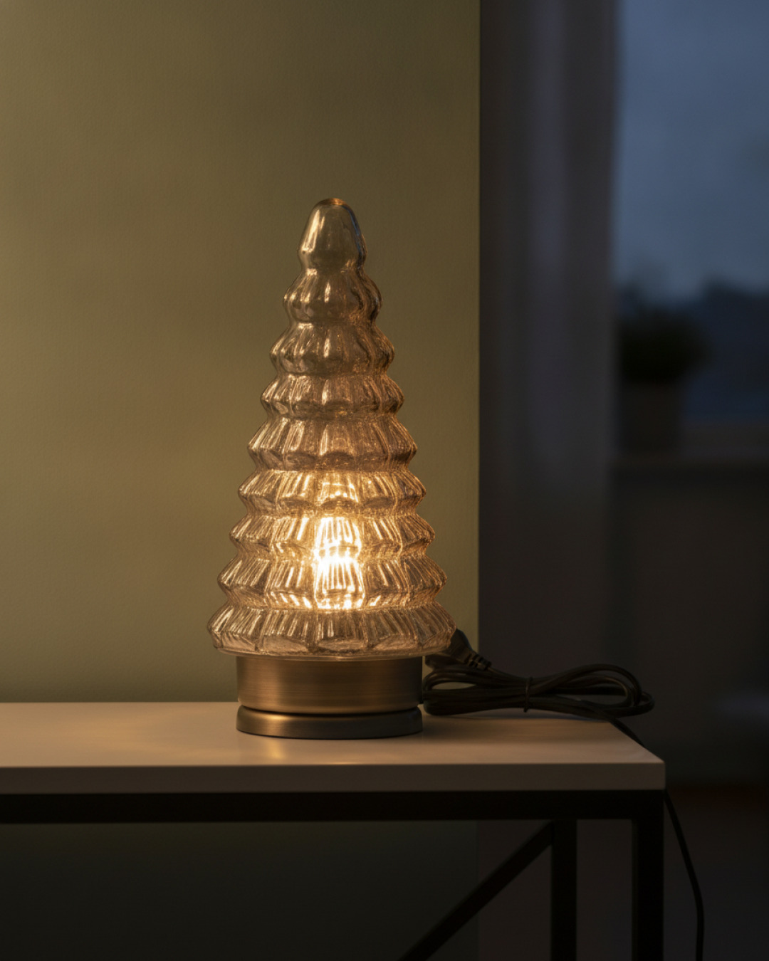 lampa gran glas ø14x31cm – miljöbild